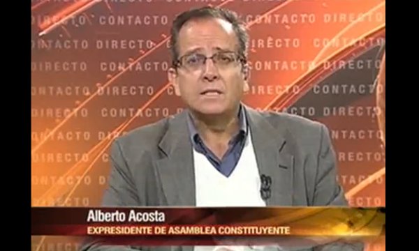 Acosta: Las mineras le doblaron la mano al presidente Correa