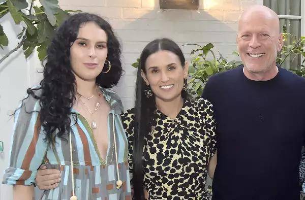 Demi Moore, Bruce Willis y su hija Rumer Willis
