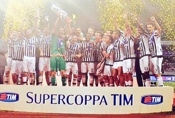 La “Juve” gana su séptima Supercopa italiana