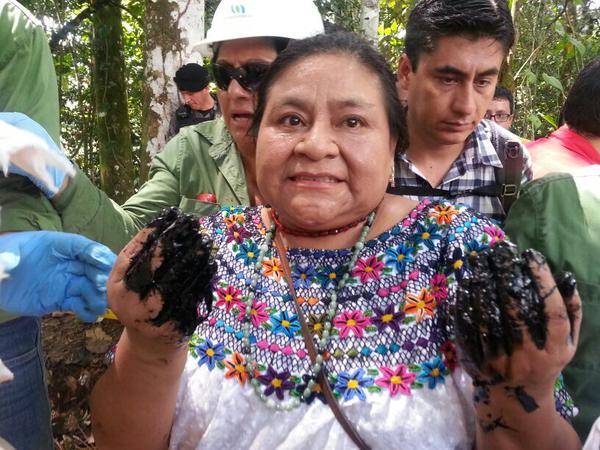 Premio Nobel de la Paz constató daño ambiental de Chevron en Amazonía