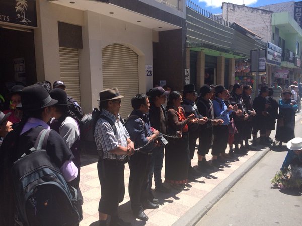 Pueblo saraguro no detendrá su lucha pese a sentencia de cárcel contra 2 indígenas