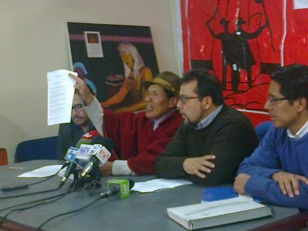 Organizaciones campesinas preparan marcha para este jueves en Quito