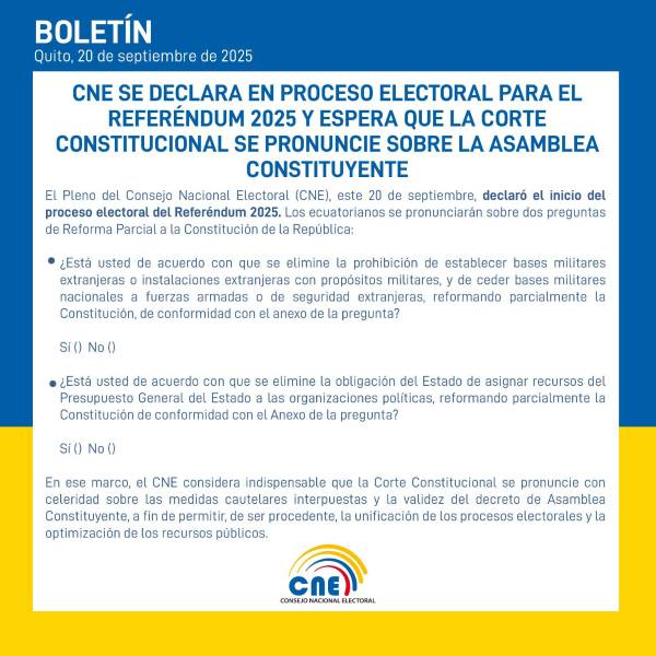 Preguntas para referéndum 2025