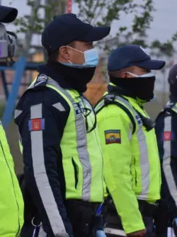 Agentes de tránsito de Quito.