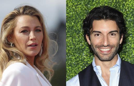 Combo de fotografías de archivo de los actores estadounidenses Blake Lively (i) y Justin Baldoni.