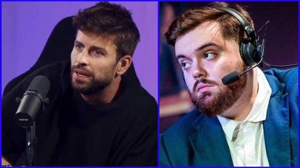 Imagen de Gerard Piqué en la entrevista con Ibai Llanos.