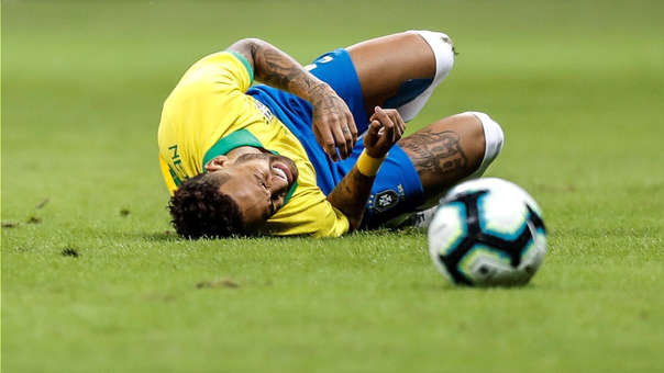 Así quedó el pie de Neymar tras su lesión frente a Catar