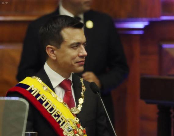 Quito, viernes 24 de mayo del 2024. Informe a la Nación del Presidente Daniel Noboa, en la Asamblea Nacional.