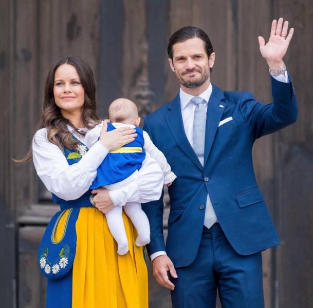 El príncipe Carlos Felipe de Suecia y la princesa Sofía en una fotografía de archivo.