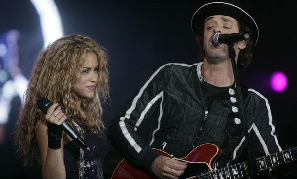 Shakira y Gustavo Cerati, grandes amigos