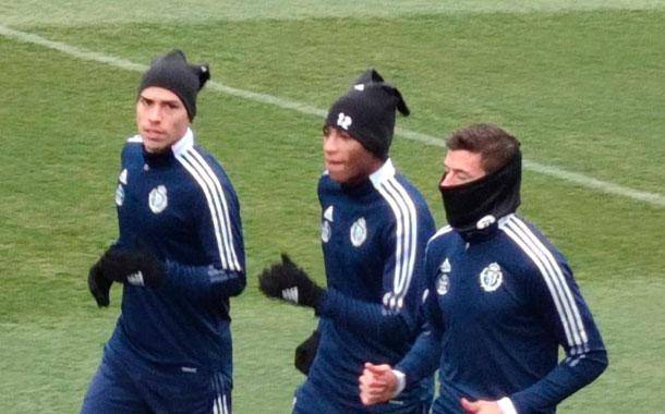 Gonzalo Plata volvió a los entrenamientos con el Real Valladolid