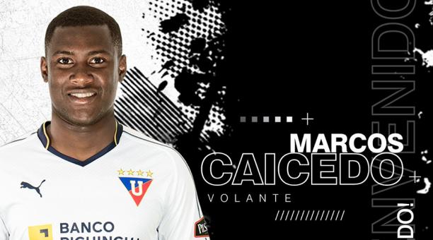 Marcos Caicedo es baja para la Súper Copa Ecuador por lesión