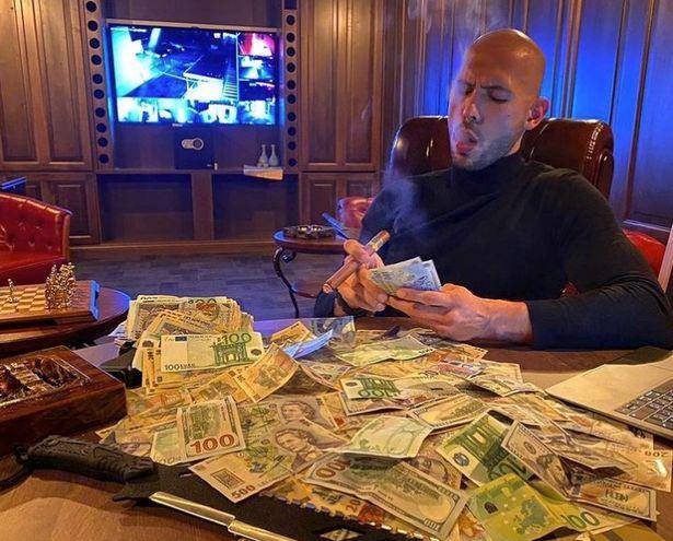 Imagen publicada por Andrew Tate en redes sociales.