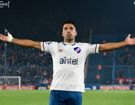 Luis Suárez convirtió su primer gol con la camiseta de Nacional