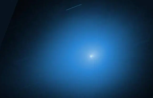 El Telescopio Espacial Hubble captó esta imagen del cometa 3I/ATLAS el 30 de noviembre.