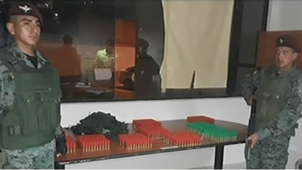 Militar detenido por llevar municiones en Cotopaxi