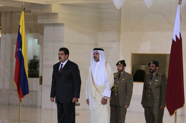 Maduro se entrevista con el emir de Catar en su gira por países de la OPEP
