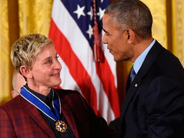 Barack Obama hizo llorar a Ellen Degeneres