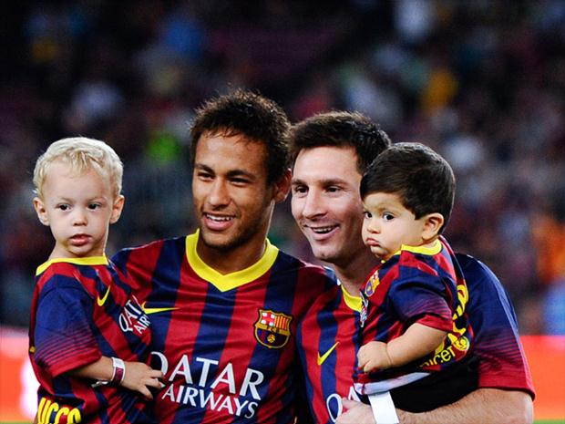 Messi mostró en Instagram los primeros pasos de su hijo Thiago