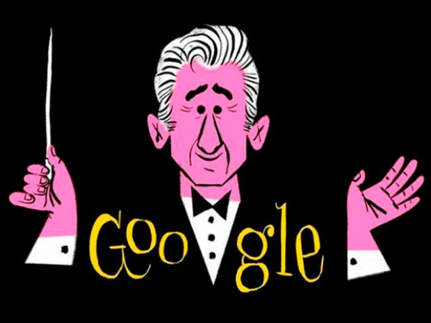 Google celebra los 100 años de Leonard Bernstein