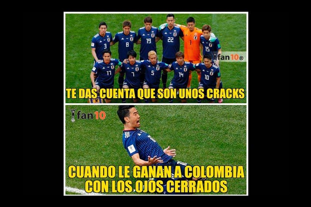 La victoria de Japón desató los memes en Colombia