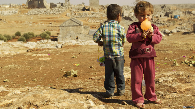 El hambre amenaza a los suburbios rebeldes de Damasco