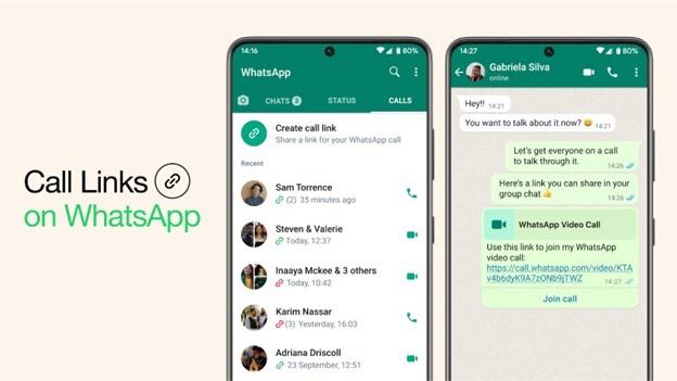 WhatsApp introduce los enlaces de llamada