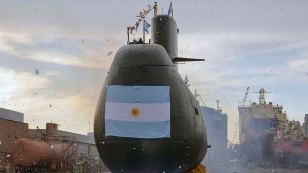 Argentina detectó llamadas de emergencia desde submarino extraviado