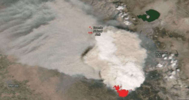 California: la peligrosa nube &quot;artificial&quot; creada por fuegos