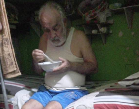 Iván Vaca tiene 81 años y se encuentra en la Penitenciaría del Litoral.
