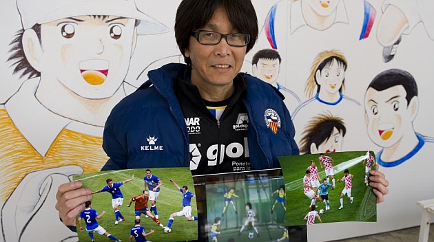 El creador de 'Super-Campeones' se inspiró en el Barça de Cruyff