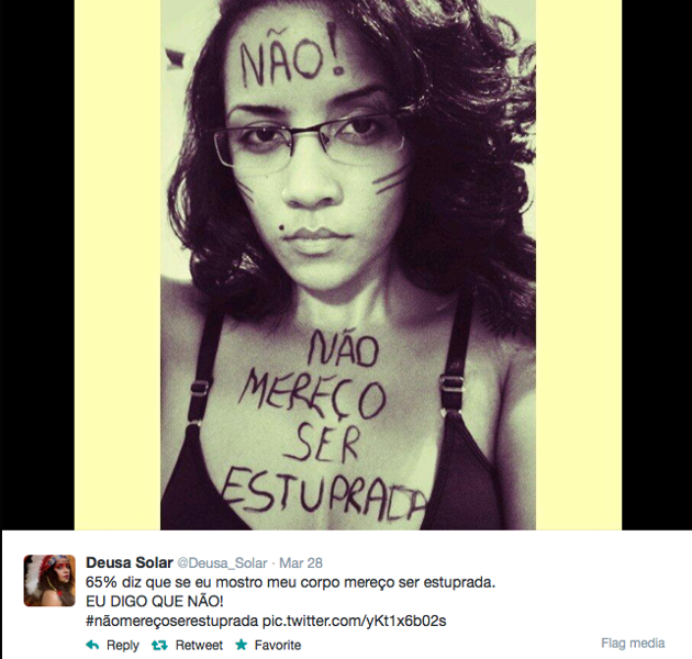 “No merezco ser violada”, la campaña que enfrenta al &quot;machismo brasileño&quot;