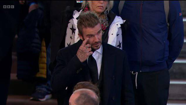 David Beckham esperó 12 horas para despedirse de la Reina Isabel II