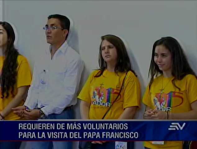 Iglesia aún requiere cerca de 8 mil voluntarios para la visita del papa Francisco