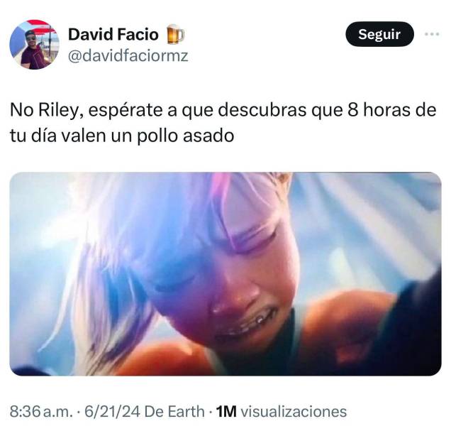 No Riley, espérate a que...