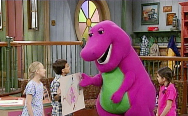En 1990 David fue elegido para interpretar a Barney.| Foto: Captura de video.