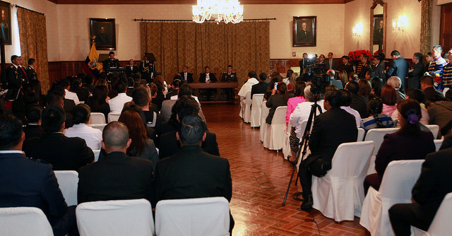 Manifestantes que van al paro nacional no tienen apoyo popular, según Correa