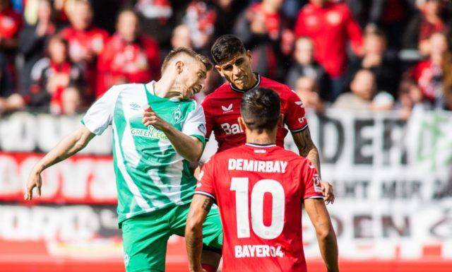 El Werder Bremen amarga a Hincapié y el Bayer Leverkusen con agónico empate