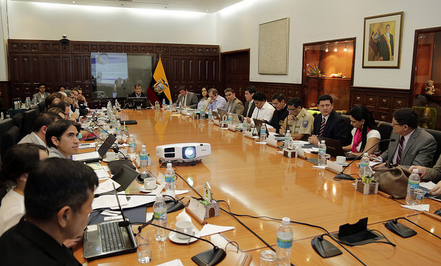 Presidente y ministros discutieron temas de seguridad