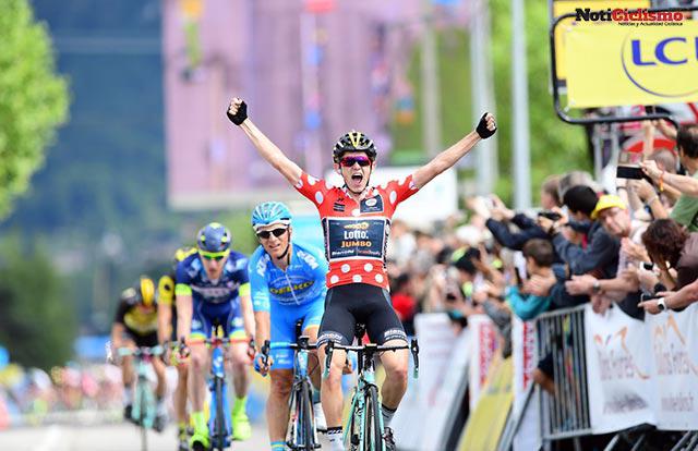 Koen Bouwman gana la séptima etapa del Giro de Italia; Carapaz llegó en el top 10