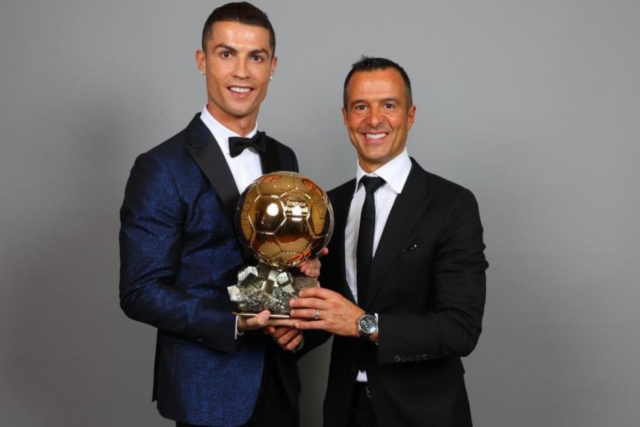 Cristiano ya no está representado por Jorge Mendes, según la prensa lusa