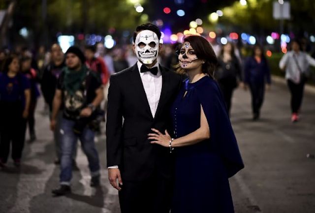 México celebra el Día de Muertos con 54 cráneos