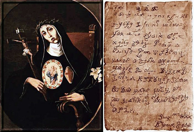 Traducen una carta escrita por una monja poseída