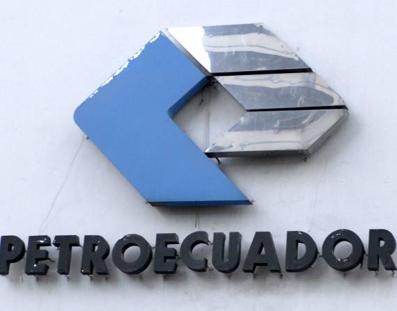 El logotipo de la petrolera estatal ecuatoriana Petroecuador, en una fotografía de archivo.