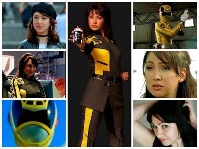 Imágenes de archivo de Mónica May en su papel en Power Ranger SPD.