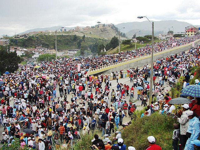 Loja recibe a la 'Churona' en último día de peregrinación