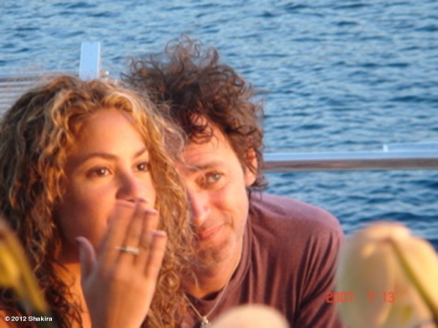 Shakira y Gustavo Cerati, grandes amigos