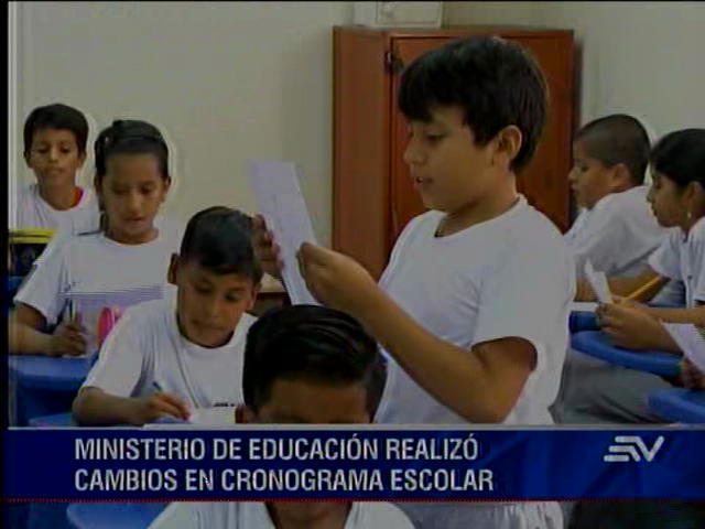 Autoridades realizan cambios en cronograma escolar por visita papal