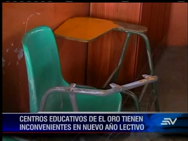 Mal estado y carencias de escuelas rurales en El Oro marcan inicio de clases