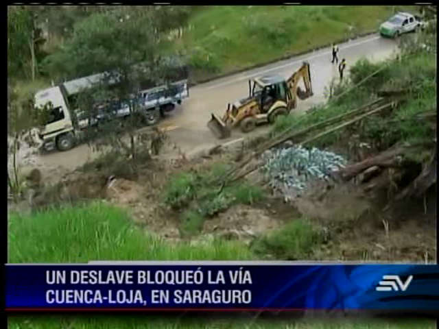 Lluvias provocan deslaves en Tungurahua y Loja
